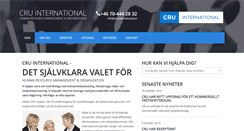 Desktop Screenshot of cruinternational.se