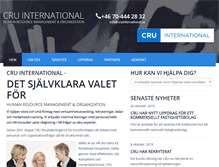 Tablet Screenshot of cruinternational.se
